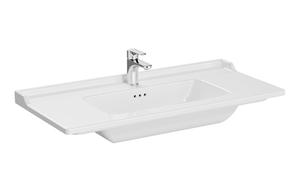 VitrA Integra Classic 1005x470mm 1TH Vanity Basin w/Overflow - White